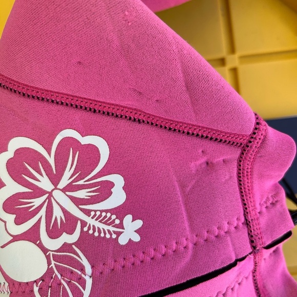 Billabong One Piece Swimwear Pink and Green - Picture 7 of 10